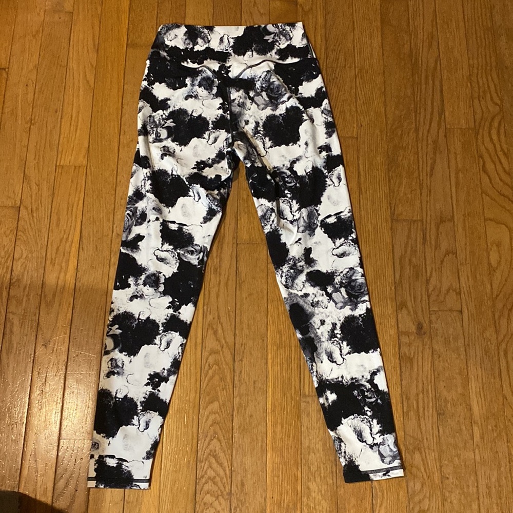 BUFFBUNNY DEFY LEGGINGS black rose M - Picture 5 of 7